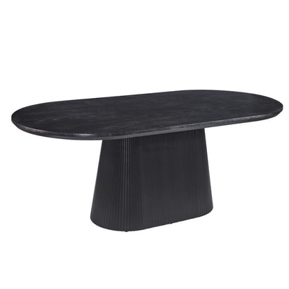 Eettafel Osaka 200 cm – Japandi Collection – Zwart