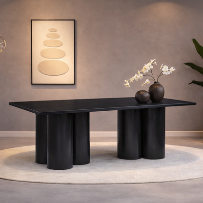 Eettafel Emi 200 cm Japandi Collection – Zwart