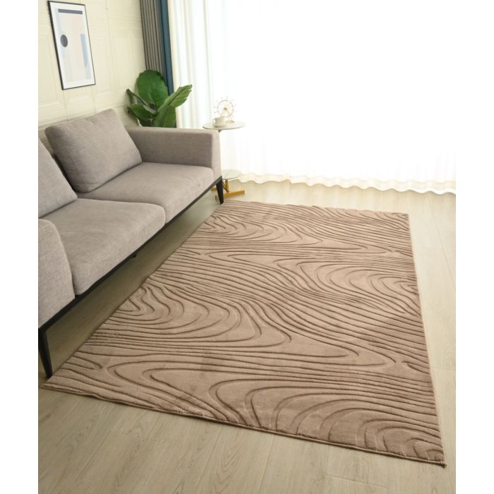 Vloerkleed Miro – Japandi Design – Bruin