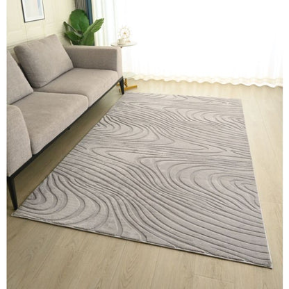 Vloerkleed Miro – Japandi Design – Grijs
