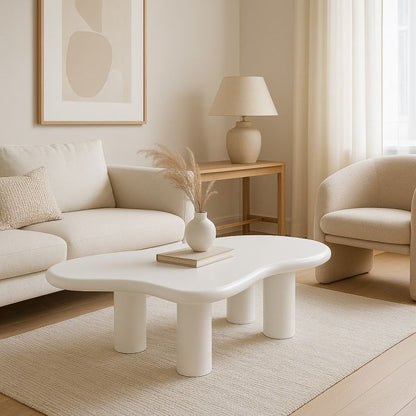 Salontafel MIRA 130 cm Organisch - Japandi