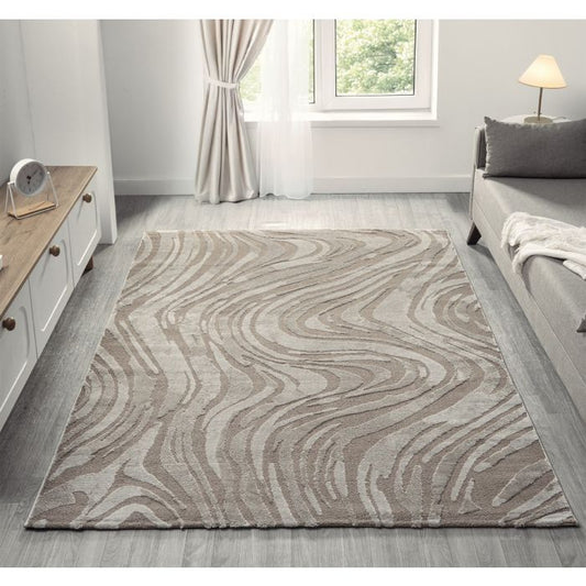 Vloerkleed Varo – Japandi Design – Taupe