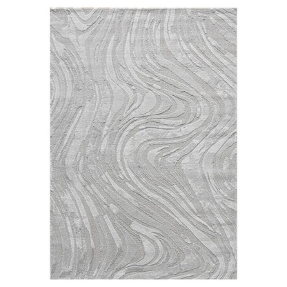 Vloerkleed Varo – Japandi Design – Licht Grijs