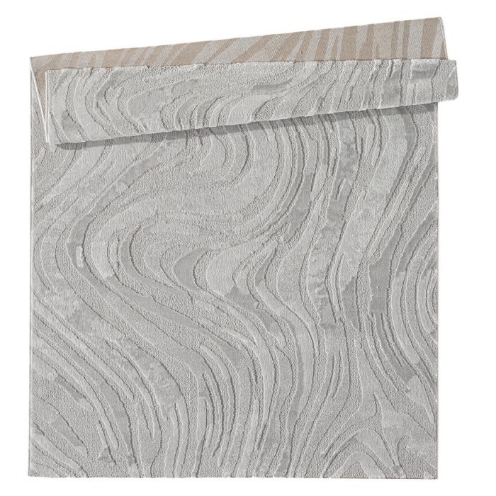 Vloerkleed Varo – Japandi Design – Licht Grijs