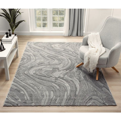 Vloerkleed Varo – Japandi Design – Grijs