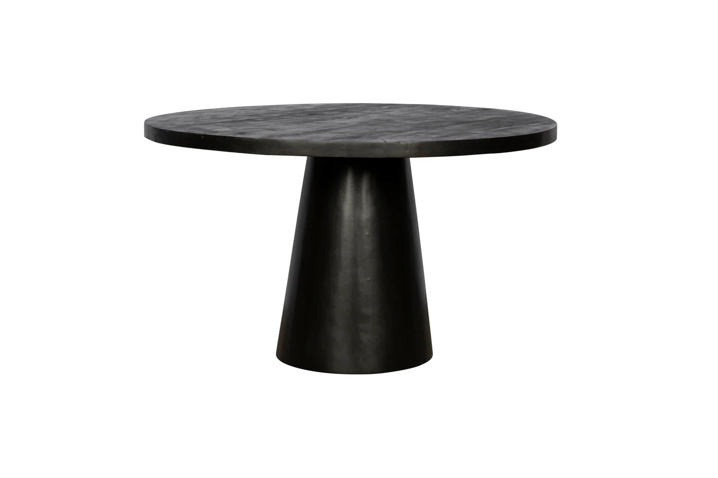 Eettafel Sora – Japandi – Mango hout – Zwart