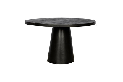 Eettafel Sora – Japandi – Mango hout – Zwart