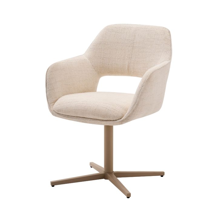 Eetkamerstoel Kira Beige – Draaibaar