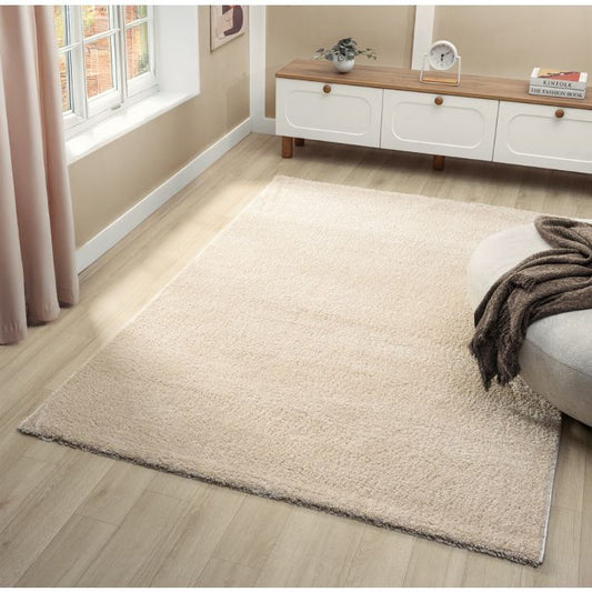 Vloerkleed Naro – Scandinavisch Hoogpolig –  Crème